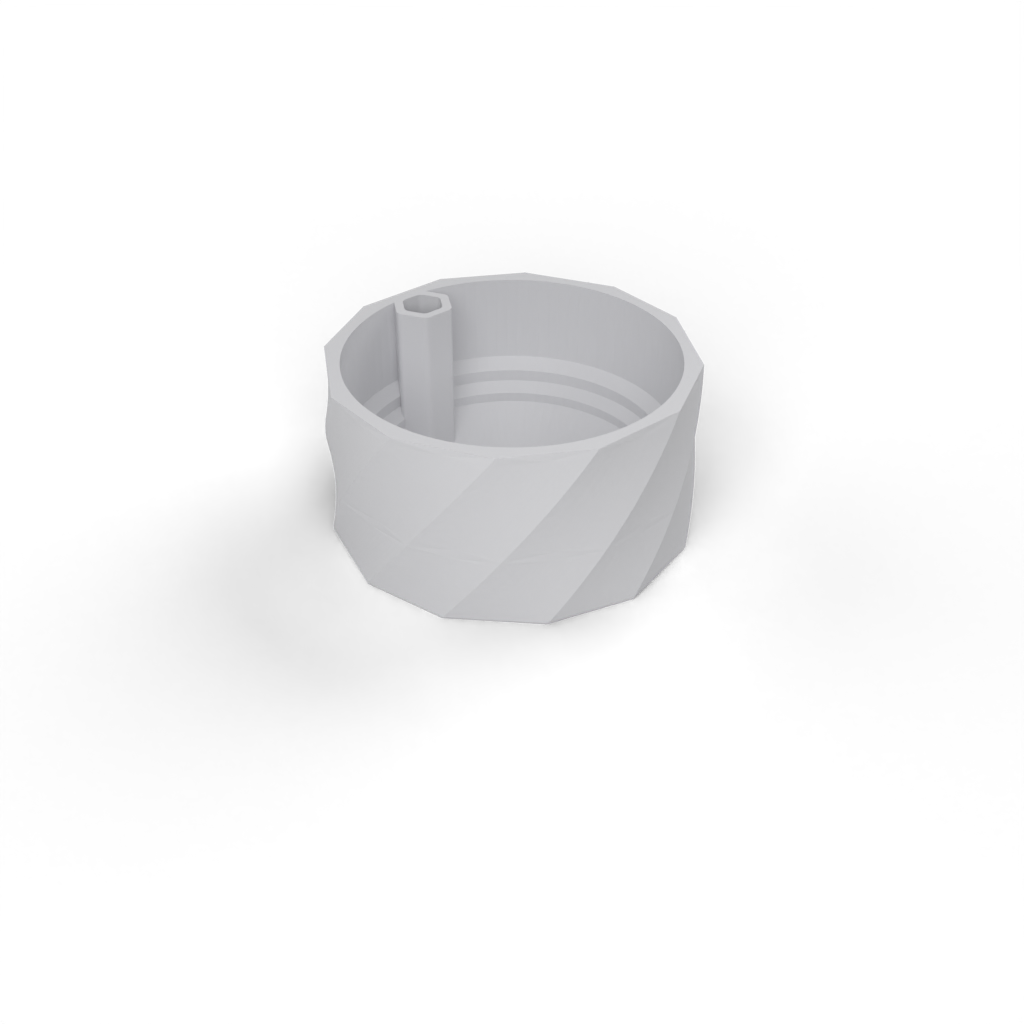 spiral planter plain